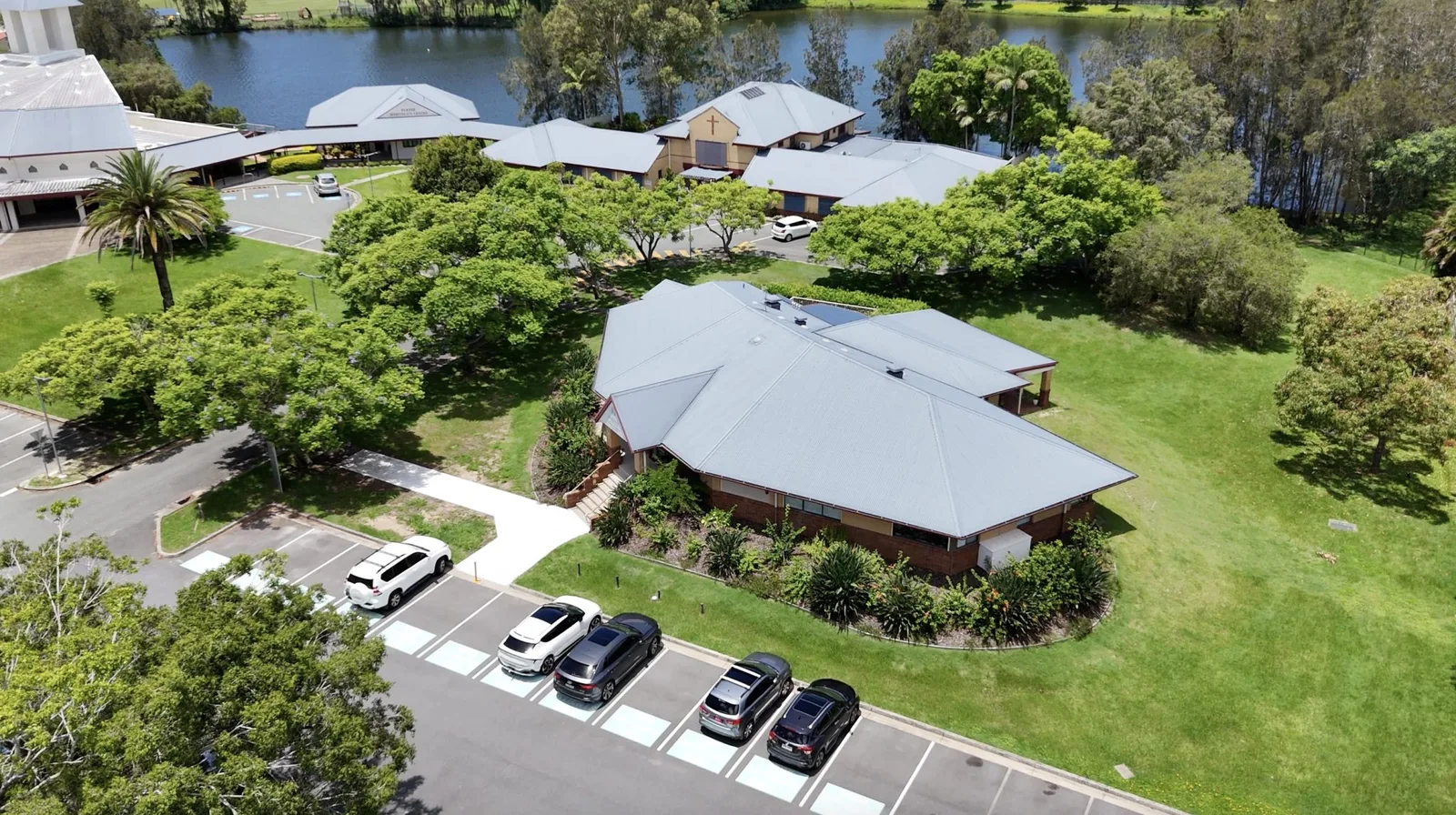 Aerial view of the Inspiring Choices clinic on the Gold Coast