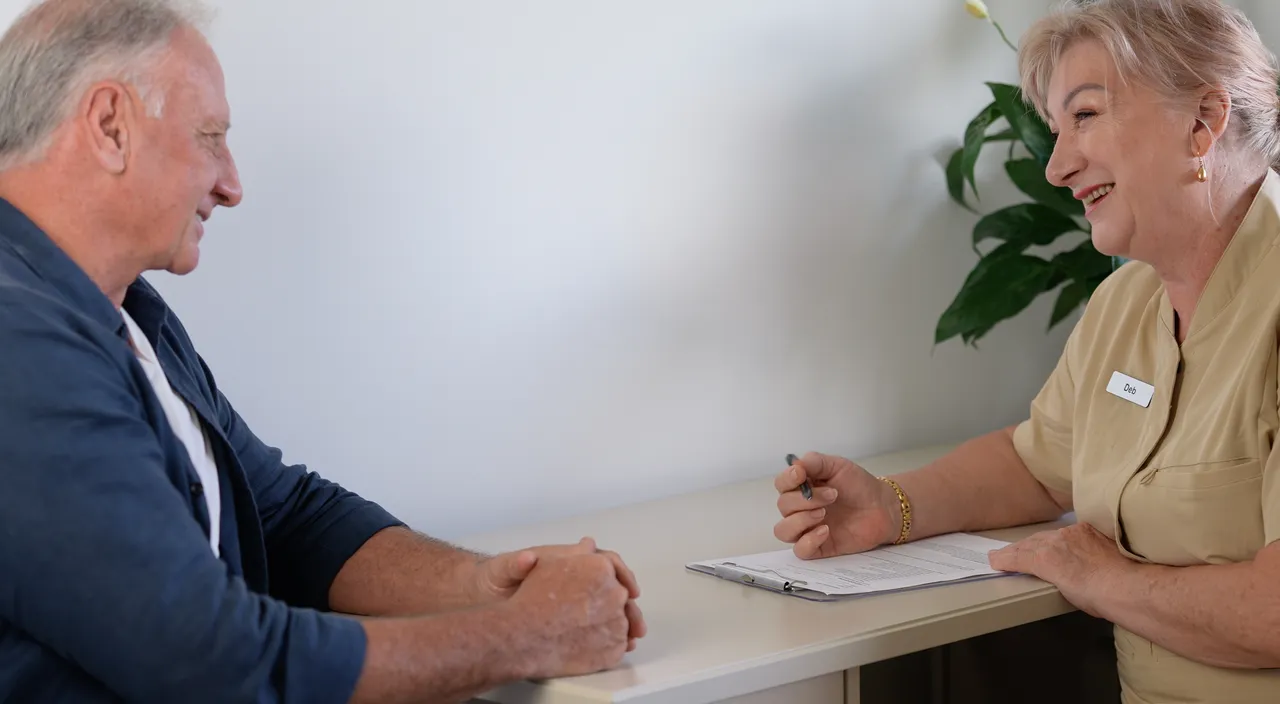 Men's health consultation at the Gold Coast clinic